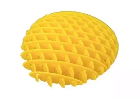 Gniotek antystresowy żółty 10cm