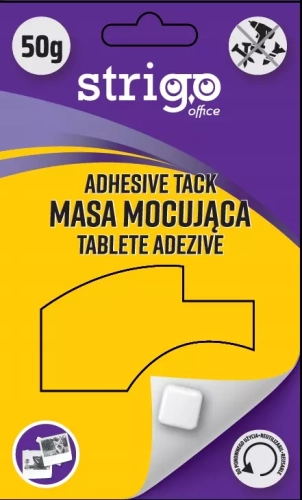 Masa mocująca samoprzylepna klejąca biała Strigo 50 g