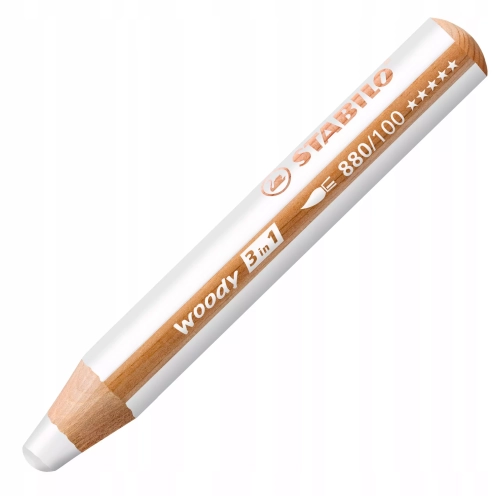 Kredka WOODY biała 880/100 STABILO