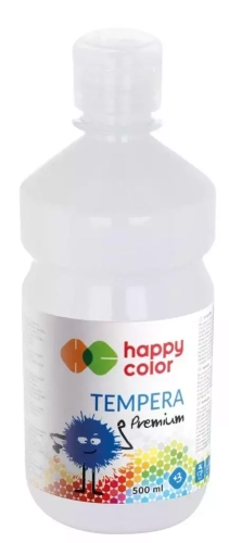 Farba tempera Premium 500 ml, biała