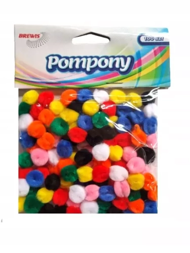 Pompony 10mm 100szt
