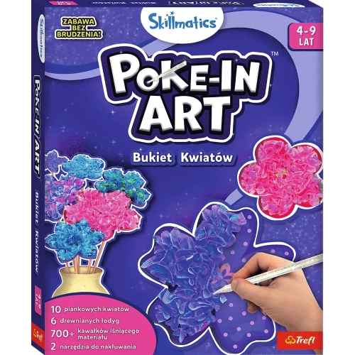 Skillmatics, Poke-In Art. Bukiet kwiatów. Zestaw kreatywny