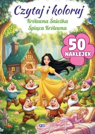 Czytaj i koloruj. Królewna Śnieżka / Śpiąca Królewna