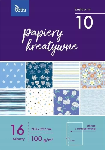 Papiery kreatywne, zestaw nr 10