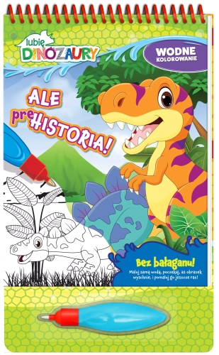 Lubię Dinozaury. Wodne kolorowanie cz. 3 Ale prehistoria!
