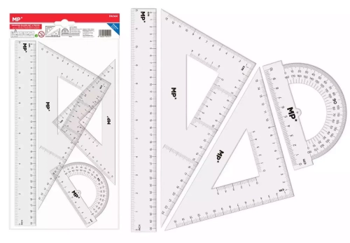 Zestaw geometryczny przezroczysty
