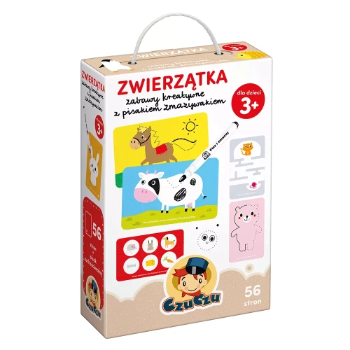 CzuCzu. Zabawy kreatywne z pisakiem zmazywaniem. Zwierzątka