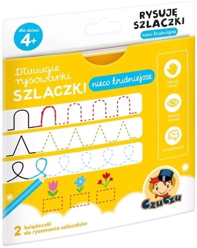 CzuCzu. Dłuuugie rysowanki. Rysuję szlaczki. Nieco trudniejsze