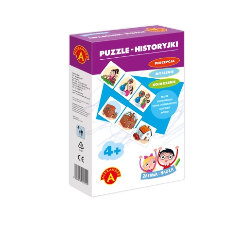 Zabawa i nauka. Puzzle 30 elementów. Historyjki