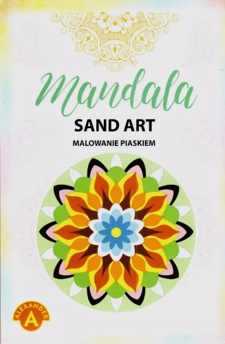 Sand Art. Malowanie piaskiem. Mandala 2