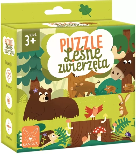 Puzzle Leśne zwierzęta