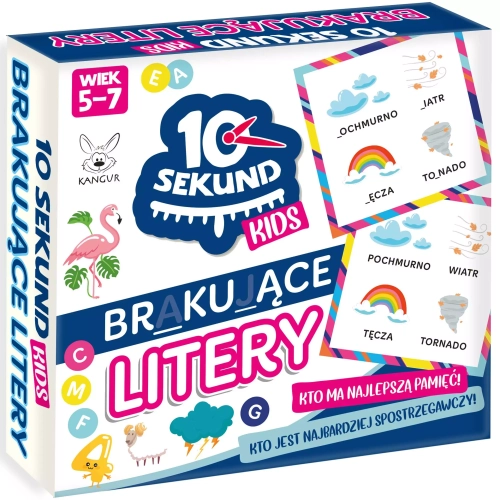 10 Sekund Kids. Brakujące litery