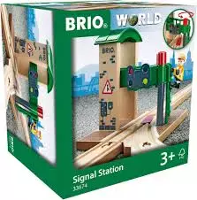BRIO. Zwrotnica z sygnalizacją