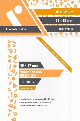 Koszulki Standard USA , premium (100 sztuk)
