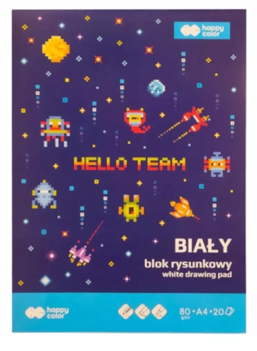 Blok rysunkowy A4 Happy Color