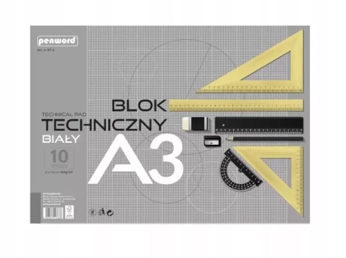 Blok techniczny A3 Penword