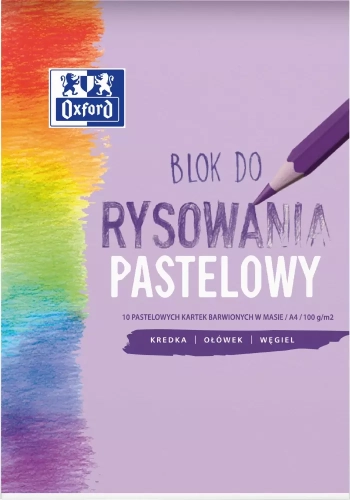 Blok rysunkowy A4/10k Kol 100g Oxf A 10