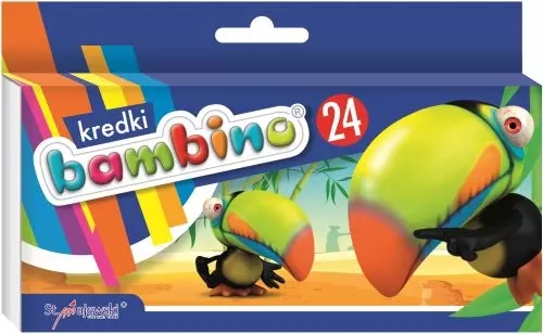 Kredki Bambino,  24 kolory