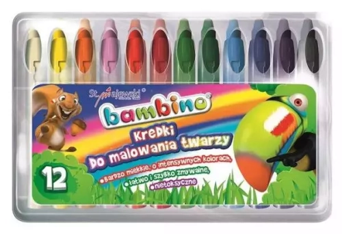 Kredki Do Malowania Twarzy Bambino 12 Kol