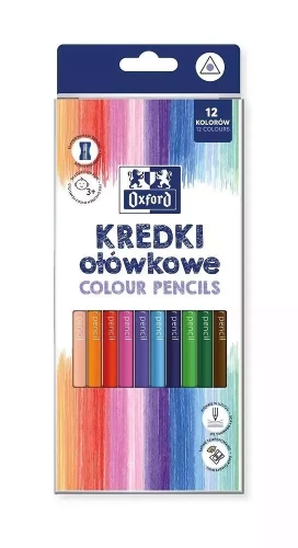 Kredki ołówkowe 12kol/180 Troj Regular Oxf Temp Wb