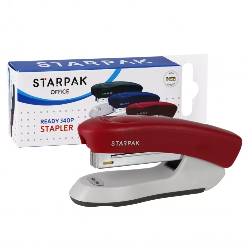 Zszywacz 12k 10 Bordowy Starpak 521068