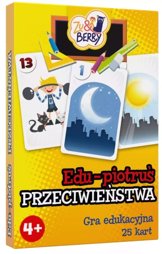Karty Edu Piotruś / Przeciwieństwa