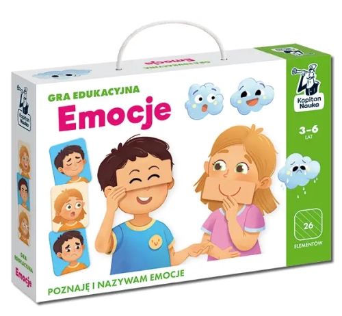 Emocje. Gra edukacyjna. Kapitan Nauka