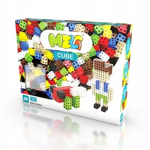 Klocki konstrukcyjne Meli CUBE 200