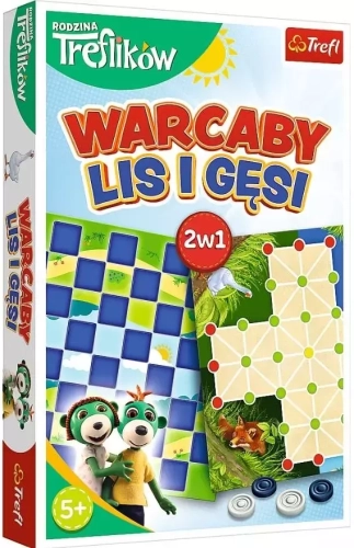 Rodzina Treflików. Warcaby / Lis i Gęsi