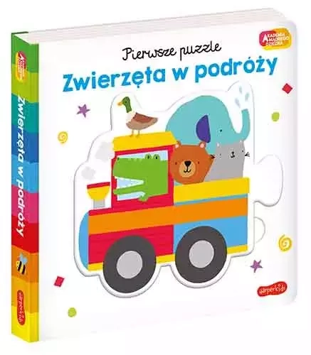 Akademia mądrego dziecka. Pierwsze puzzle. Zwierzęta w podróży