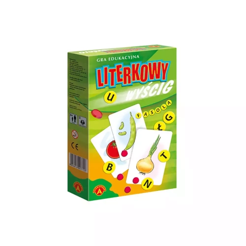 Literkowy wyścig. Gra edukacyjna