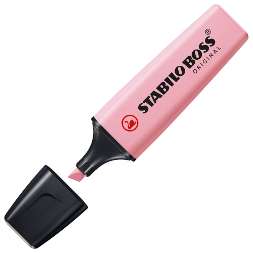 Zakreślacz Boss Original, pastelowy różowy