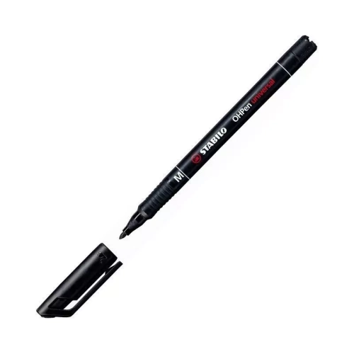 Marker permanentny OHPen M do folii i płyt, czarny