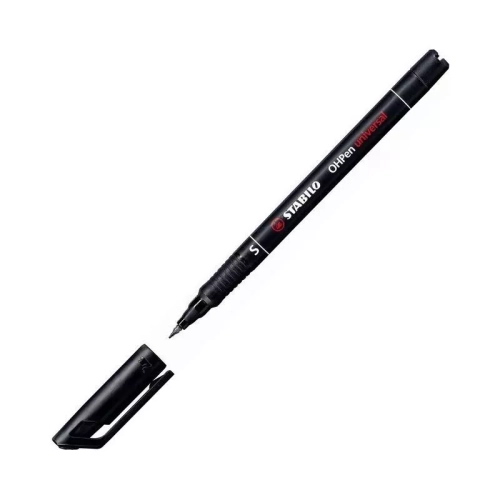 Marker permanentny OHPen S do folii i płyt, czarny