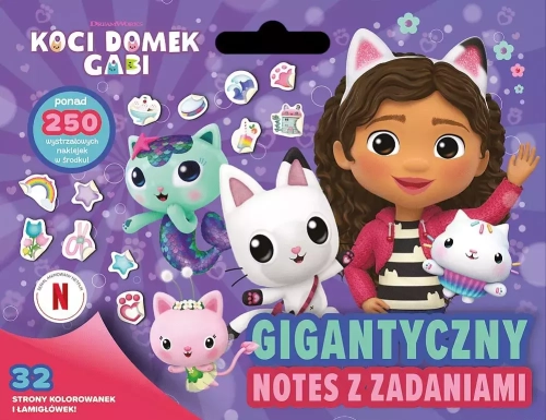 Koci Domek Gabi. Gigantyczny notes z zadaniami