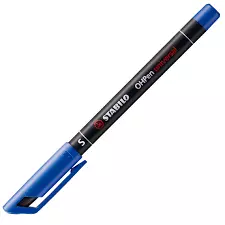 Marker permanentny OHPen S do folii i płyt, niebieski