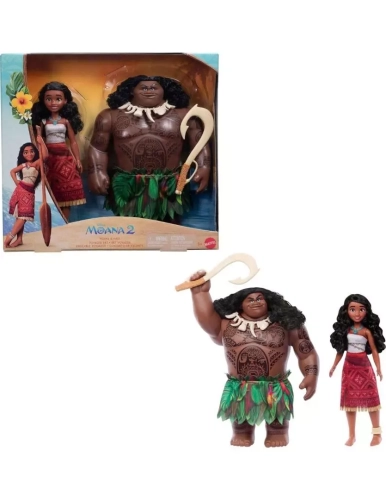 Mattel. JDD43 Disney. Vaiana 2. Vaiana + Maui