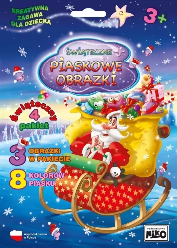 Piaskowe obrazki. Świąteczne. Numer 4