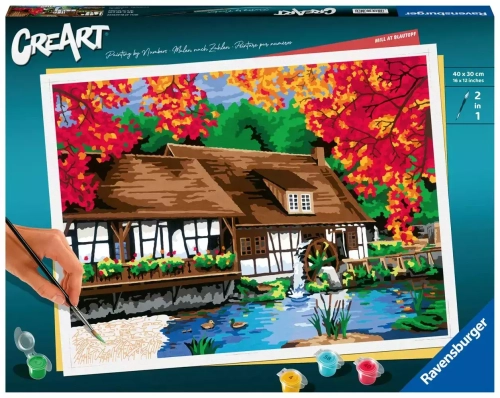 CreArt. Malowanie po numerach. Seria premium B. Młyn