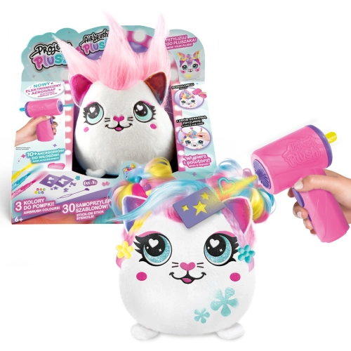 Projekt Plusz Fryzurki - Kotek z elektronicznym aerografem