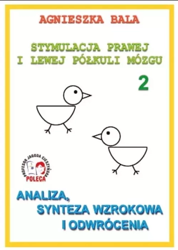 Stymulacja prawej i lewej półkuli mózgu. Część 2. Analiza, synteza wzrokowa i odwrócenia