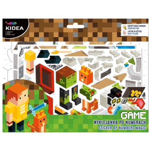 Zest Kreat Wyklej Po Numerach Game Kidea Fol