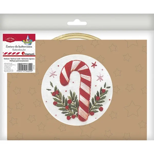 Zestaw Do Haftowania Cukrowa Laska Titanum Craft-fun Series