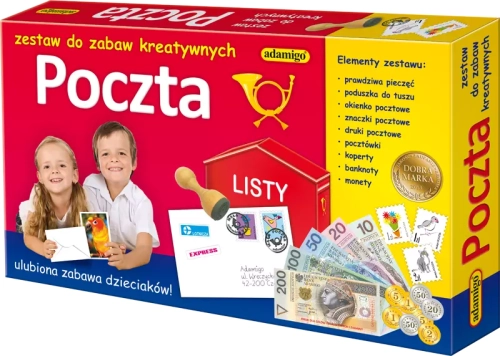 Poczta. Zestaw do zabaw kreatywnych