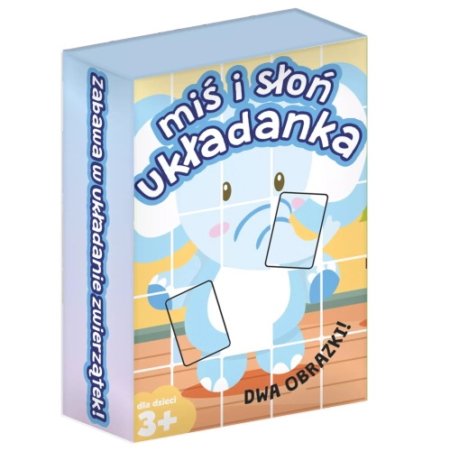 Gra Układanka Słoń i Miś