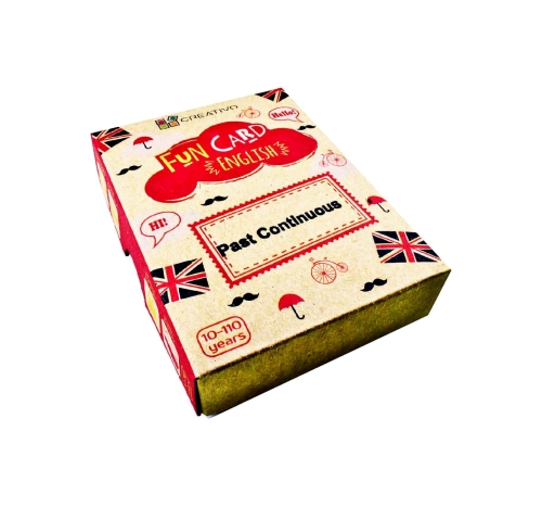 Fun Card English. Past Continuous