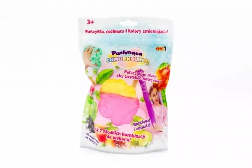 Masa plastyczna Pachnąca Chmurkolina 1 pack, seria 4, (2x30g) Różowy+żółty (mango)