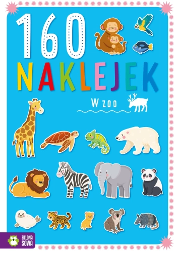 160 naklejek. W zoo
