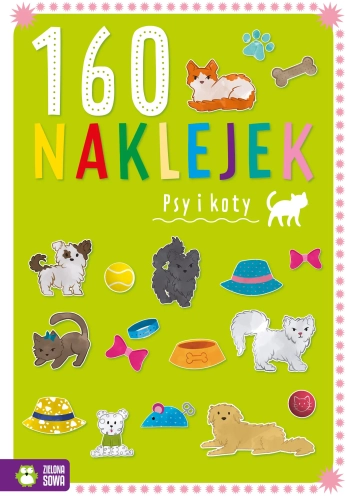 160 naklejek. Psy i koty