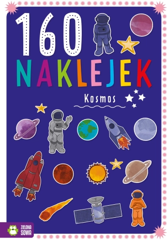 160 naklejek. Kosmos